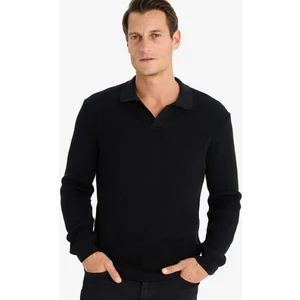 Standart Fit Polo Yaka Triko Kazak E6752AX24WN