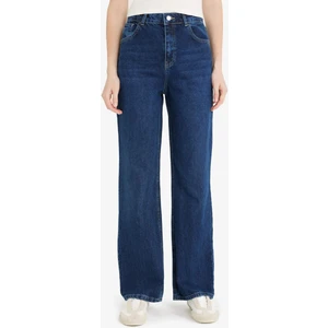 90's Wide Leg Yüksek Bel Uzun Jean Yıkamalı Pantolon E4269AX25SP