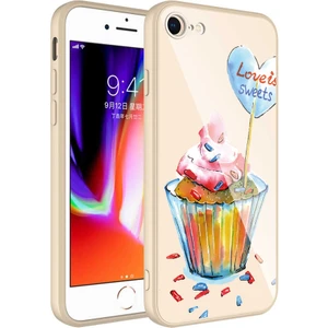 iPhone 7 Uyumlu Kamera Korumalı Desenli Sert Silikon Joec Epoksi Kapak-No8
