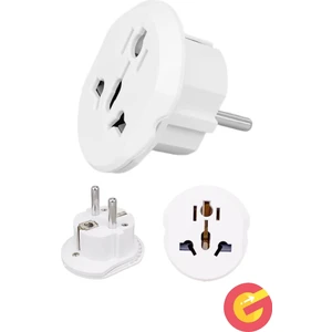 Güncel Çarşı Evrensel Uluslararası Priz Fiş Adaptör Çevirici 16A 250V Seyahat Fişi Dönüştürücü Adaptörü, Ce Sertifikalı, 200'DEN Fazla Ülkede Abd/avustralya/uk