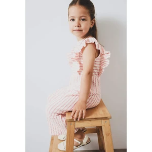 Kız Bebek Çizgili Kolsuz Tulum E8760A525SM