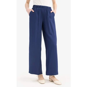 Wide Leg Krinkıl Kumaş Geniş Paça Palazzo Pantolon E7978AX25SM