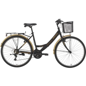 Lotus Bisan 26" Şehir Bisikleti 3x7 Vites Siyah Gold