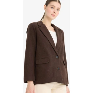 Regular Fit Flanel Blazer Ceket Y6483AZ24WN