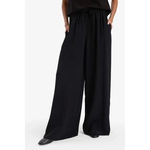 Wide Leg Keten Karışımlı Kumaş Palazzo Pantolon Yüksek Bel Geniş Paça E0127AX25SP