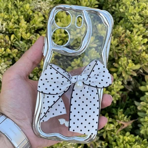 Xiaomi Redmi 13C Kılıf Gümüş Taşlı Darbe Önleyici Silikon Kapak