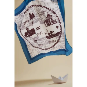 Kadın Trabzon Temalı Fular F5211AXNS