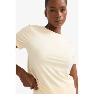 Standart Fit Bisiklet Yaka Sporcu Basic Düz Kısa Kollu  Siyah Tişört D2296AX25SP