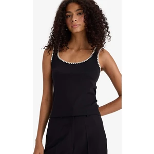 Slim Fit Dar Kesim Yuvarlak Yaka Ribana Atlet F6276AX25SM