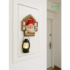 Fenerli Welcome Cücesi Dekoratif Kapı ve Duvar Süsü Farklı Renklerde