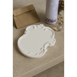 Dantel Kabartma Dekoratif Tabak