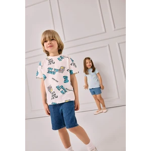 Erkek Bebek Basic Düz Jean Şort E8258A525SM
