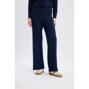 Wide Leg Geniş Paça Eşofman Altı Normal Bel Fitilli Kaşkorse Kumaş Basic Düz B2405AX25SP