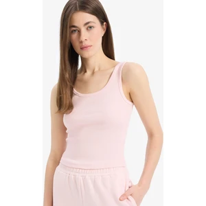 Slim Fit Dar Kesim Basic Düz U Yaka Fitilli Kaşkorse Atlet E5540AX25SM