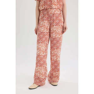 Regular Fit Geniş Bol Paça Desenli Pantolon D4631AX25SP