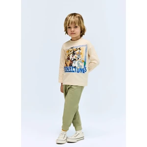 Erkek Bebek Looney Tunes Bisiklet Yaka Uzun Kollu Tişört E4708A525SP