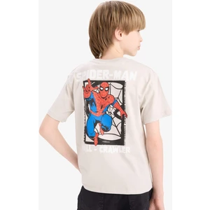 Erkek Çocuk Marvel Spiderman Bisiklet Yaka Kısa Kollu Tişört D9570A825SM