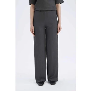 Bürümcük Pantolon Wide Leg Geniş Bol Paça Beli Lastikli C0200AX25SP