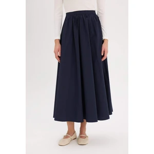 A Kesim Basic Düz Poplin Maxi Tesettür Etek E4369AX25SP