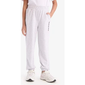 Kız Çocuk Beli Paçası Lastikli Baskılı Jogger Eşofman Altı D9688A825SP