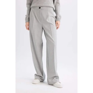 Standart Boy Kumaş Palazzo Pantolon Wide Leg Geniş Bol Paça Basic Düz Yüksek Bel C6402AX25SP