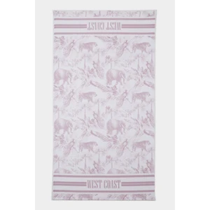 Kadın Desenli Pamuklu Plaj Havlusu W8309AZ25SM