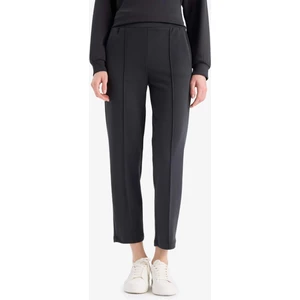 Regular Fit Beli Lastikli Cepli Basic Düz Pantolon E1954AX25SP