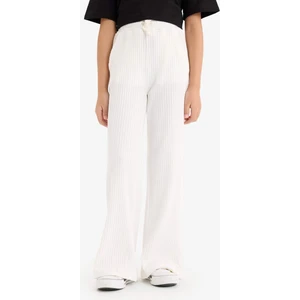 Kız Çocuk Beli Lastikli Fitilli Wide LegGeniş Paça Pantolon E1836A825SM