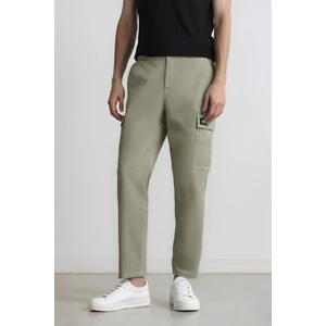 Relax Fit Rahat Kesim Yazlık Pantolon Kargo Cepli Düz Paça D5967AX25SP