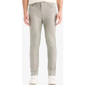 Yazlık Chino Kanvas Dokulu Pantolon Slim Fit Dar Kesim Cepli Dar Paça T1055AZ25SP