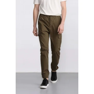 Regular Gabardin Jogger Pantolon Kargo Cepli Beli Paçası Lastikli C9163AX25SP