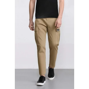 Relax Fit Rahat Kesim Yazlık Pantolon Kargo Cepli Düz Paça D5967AX25SP