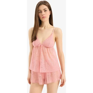 Regular Fit Dantel Askılı Üstü-Fall in Love D8166AX25SP
