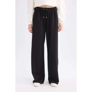 Coool Wide Leg Geniş Bol Paça Eşofman Altı Geniş Paça Beli Lastikli Bağcıklı Şeritli D4764AX24AU
