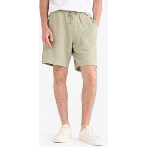 Relax Fit Beli Bağcıklı Bermuda Şort E1236AX25SM