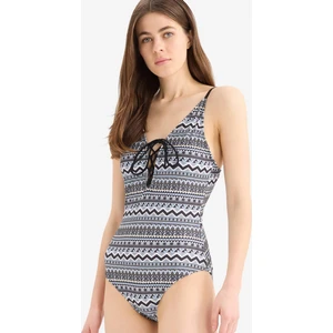 Regular Fit Etnik Desenli Mayo-Fall in Love T3656AZ25SM