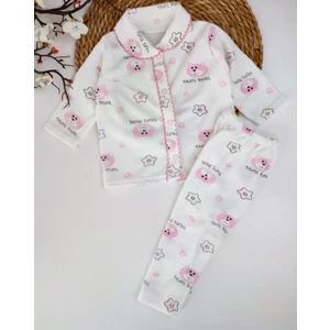 Sevimli Ayıcık ve Yıldız Baskılı Unisex 2'li Takım