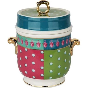 Star Dekor Luckyart Estelle Bone Kulplu Kavanoz 16CM