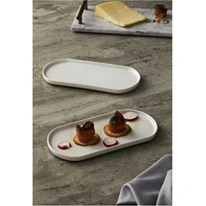 Be Original Pera 22CM 2'li Porselen Oval Sunum Tabağı