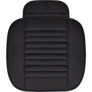 Drive Parts Araba Koltuğu Minderi Kılıfı Nefes Alabilir Konforlu Araba Ön Sürücü/yolcu Koltuk Minderi-Siyah (Yurt Dışından)