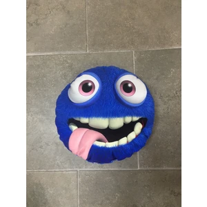 Emoji Esprili Oyuncak 25 Cm yuvarlak yastık 