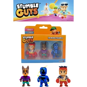 Stumble Guys 3 Lü Mini Figür Seti Seri 3 - 5 cm - Model 8