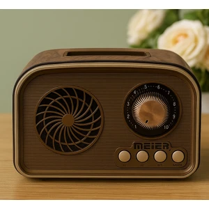 Coverzone Mini Boy Retro Bluetooth Radyo Hoparlör – Cz1010bt | Klasik Tasarım, Kablosuz Bağlantı, Güçlü Ses, Uzun Pil Ömrü, Taşınabilir Hoparlör Cz1010bt 135 X 95 X 75 Mm (Cz1010bt - Kahverengi)