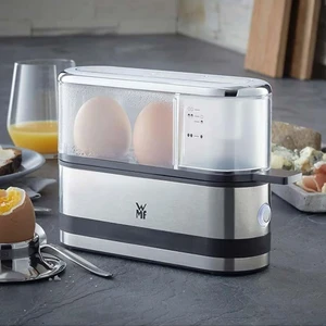 Kitchenminis Çelik 2'li Gümüş Yumurta Pişirme Makinesi