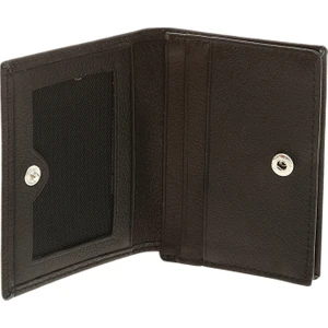 Cotton Bar Siyah Deri Kartlık