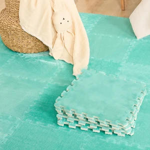 Kaşmir Halı Puzzle Mat Mavi 30X30 cm