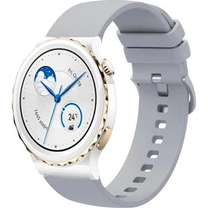 Huawei Watch Gt3 Pro 43MM Seramik ile Uyumlu Kordon Jel Silikon Tokalı Kayış