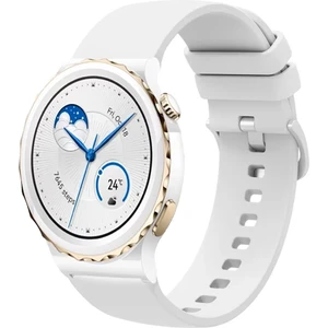 Huawei Watch Gt3 Pro 43MM Seramik ile Uyumlu Kordon Jel Silikon Tokalı Kayış