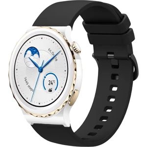 Huawei Watch Gt3 Pro 43MM Seramik ile Uyumlu Kordon Jel Silikon Tokalı Kayış