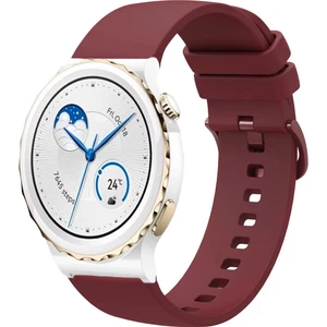 Huawei Watch Gt3 Pro 43MM Seramik ile Uyumlu Kordon Jel Silikon Tokalı Kayış